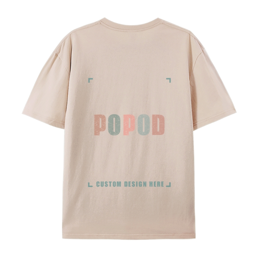 18 Colors Unisex Fit Classic Pure Cotton T-shirt Round Neck Short-sleeved Tee Super Soft Texture | 220g & 18-colour | PP0209