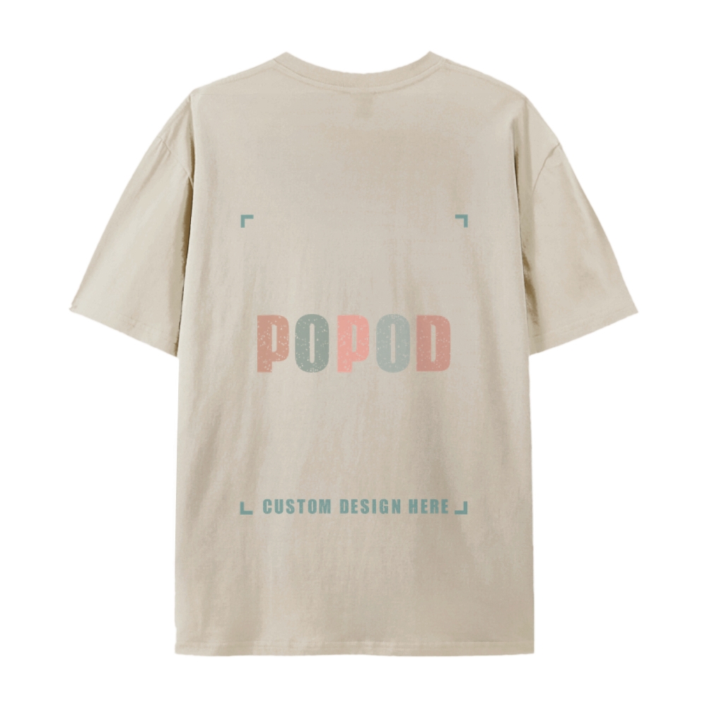 18 Colors Unisex Fit Classic Pure Cotton T-shirt Round Neck Short-sleeved Tee Super Soft Texture | 220g & 18-colour | PP0209