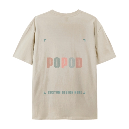 18 Colors Unisex Fit Classic Pure Cotton T-shirt Round Neck Short-sleeved Tee Super Soft Texture | 220g & 18-colour | PP0209