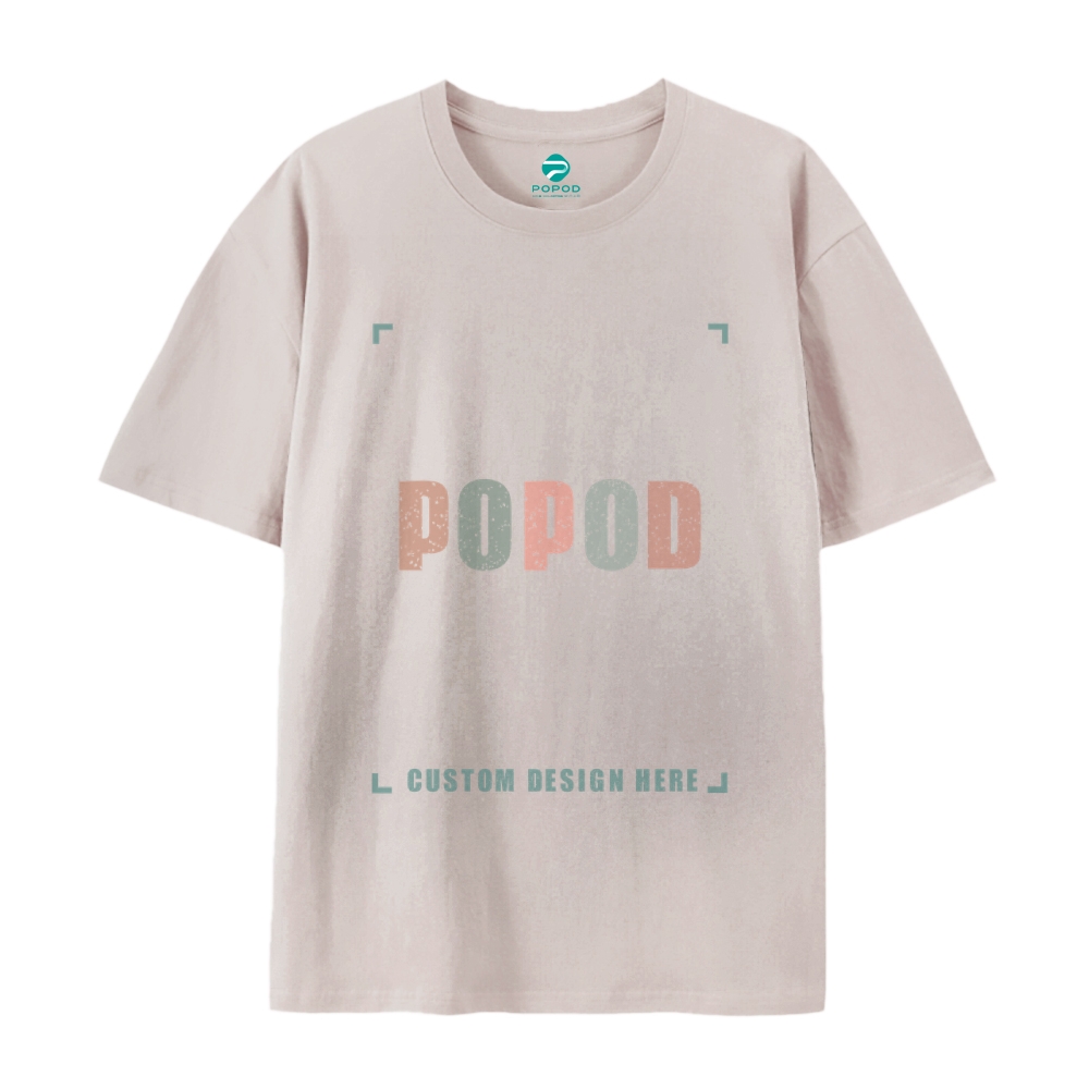 18 Colors Unisex Fit Classic Pure Cotton T-shirt Round Neck Short-slee