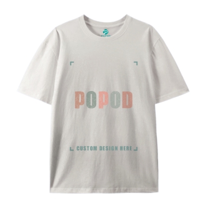18 Colors Unisex Fit Classic Pure Cotton T-shirt Round Neck Short-sleeved Tee Super Soft Texture | 220g & 18-colour | PP0209