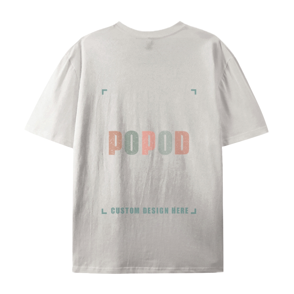 18 Colors Unisex Fit Classic Pure Cotton T-shirt Round Neck Short-sleeved Tee Super Soft Texture | 220g & 18-colour | PP0209