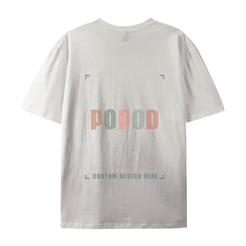 18 Colors Unisex Fit Classic Pure Cotton T-shirt Round Neck Short-sleeved Tee Super Soft Texture | 220g & 18-colour | PP0209