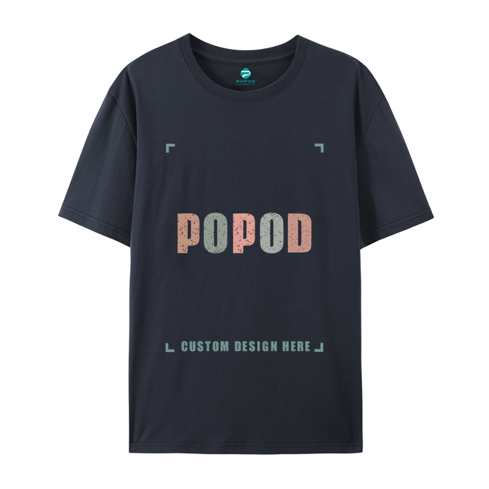27 Colors Unisex Fit Classic Pure Cotton T-shirt Round Neck Short-slee