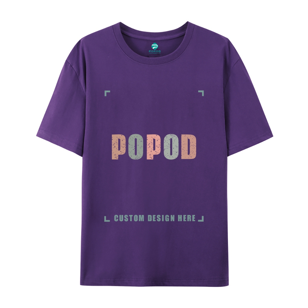 27 Colors Unisex Fit Classic Pure Cotton T-shirt Round Neck Short-sleeved Tee Super Soft Texture | 180g & 27-colour | PP0248