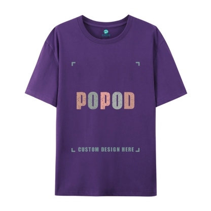 27 Colors Unisex Fit Classic Pure Cotton T-shirt Round Neck Short-sleeved Tee Super Soft Texture | 180g & 27-colour | PP0248