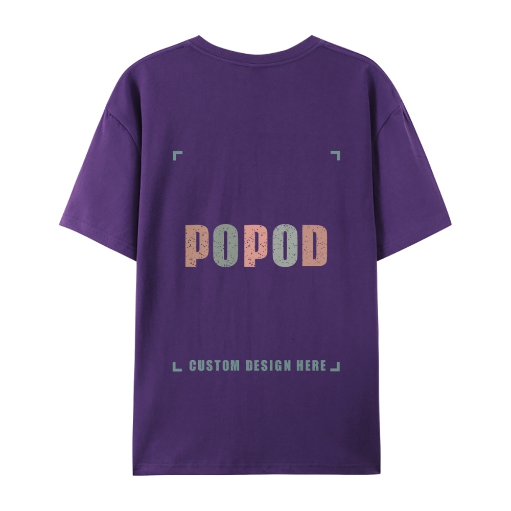 27 Colors Unisex Fit Classic Pure Cotton T-shirt Round Neck Short-sleeved Tee Super Soft Texture | 180g & 27-colour | PP0248