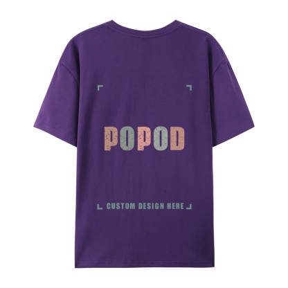 27 Colors Unisex Fit Classic Pure Cotton T-shirt Round Neck Short-sleeved Tee Super Soft Texture | 180g & 27-colour | PP0248
