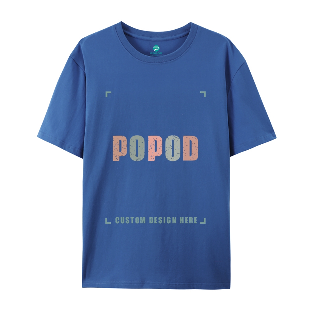 27 Colors Unisex Fit Classic Pure Cotton T-shirt Round Neck Short-sleeved Tee Super Soft Texture | 180g & 27-colour | PP0248
