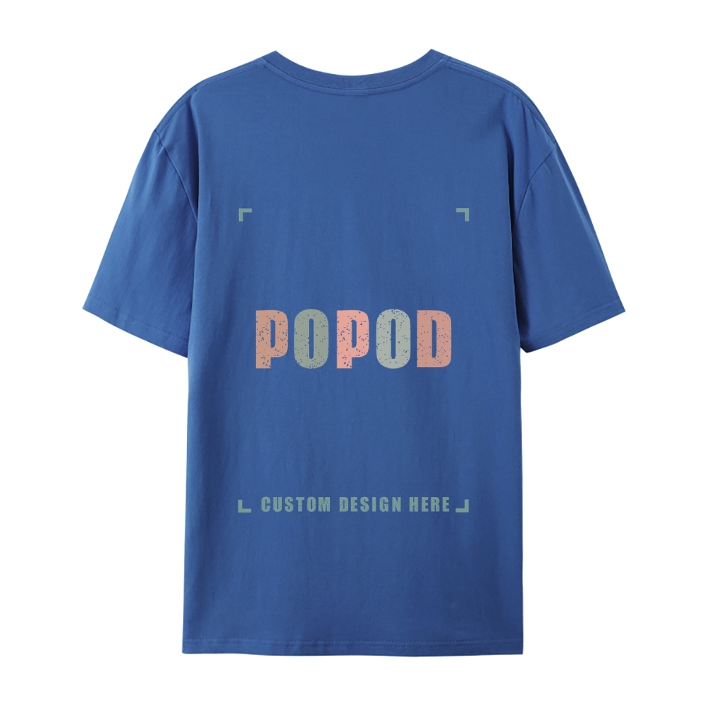 27 Colors Unisex Fit Classic Pure Cotton T-shirt Round Neck Short-sleeved Tee Super Soft Texture | 180g & 27-colour | PP0248
