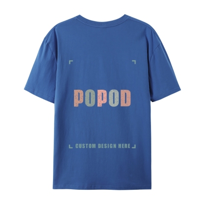 27 Colors Unisex Fit Classic Pure Cotton T-shirt Round Neck Short-sleeved Tee Super Soft Texture | 180g & 27-colour | PP0248