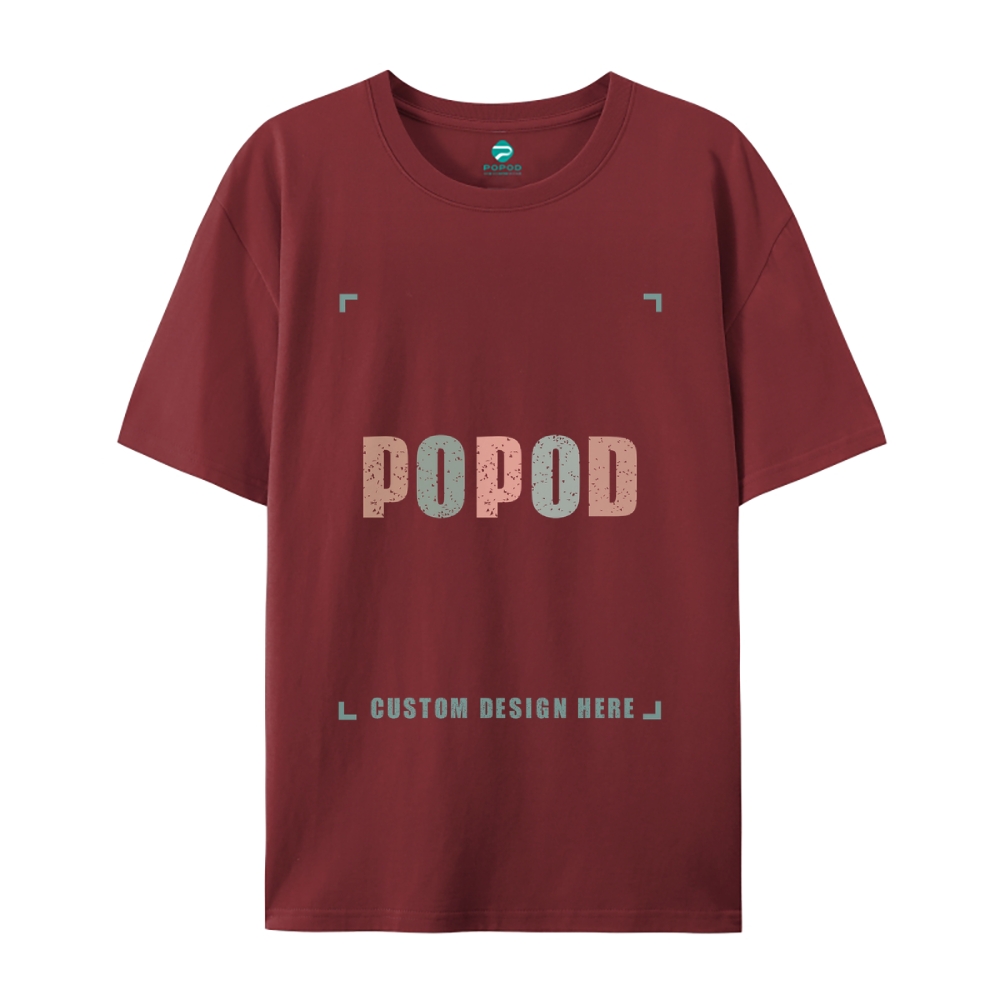 27 Colors Unisex Fit Classic Pure Cotton T-shirt Round Neck Short-slee