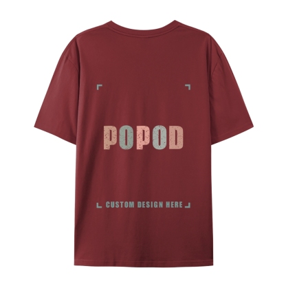 27 Colors Unisex Fit Classic Pure Cotton T-shirt Round Neck Short-sleeved Tee Super Soft Texture | 180g & 27-colour | PP0248