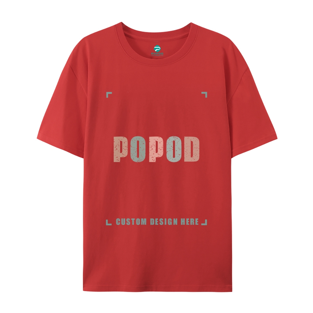 27 Colors Unisex Fit Classic Pure Cotton T-shirt Round Neck Short-sleeved Tee Super Soft Texture | 180g & 27-colour | PP0248