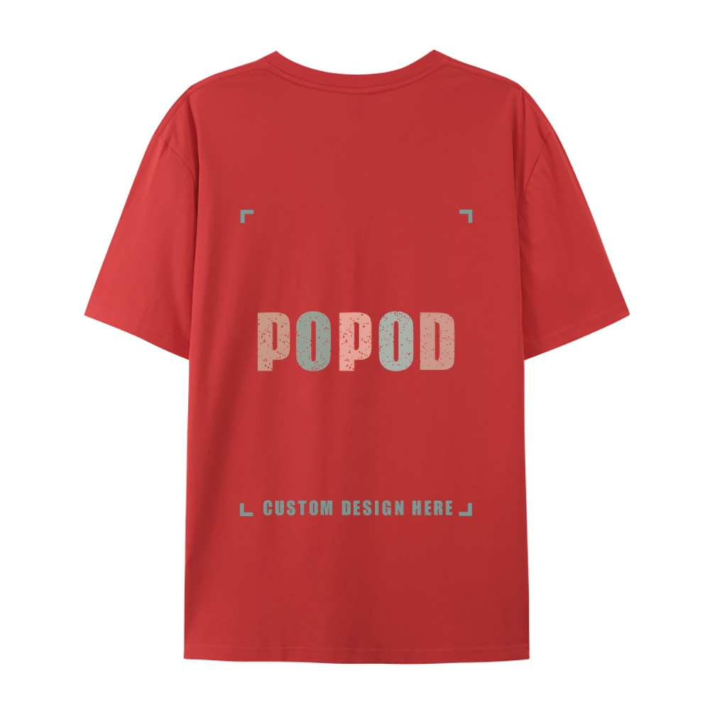 27 Colors Unisex Fit Classic Pure Cotton T-shirt Round Neck Short-sleeved Tee Super Soft Texture | 180g & 27-colour | PP0248