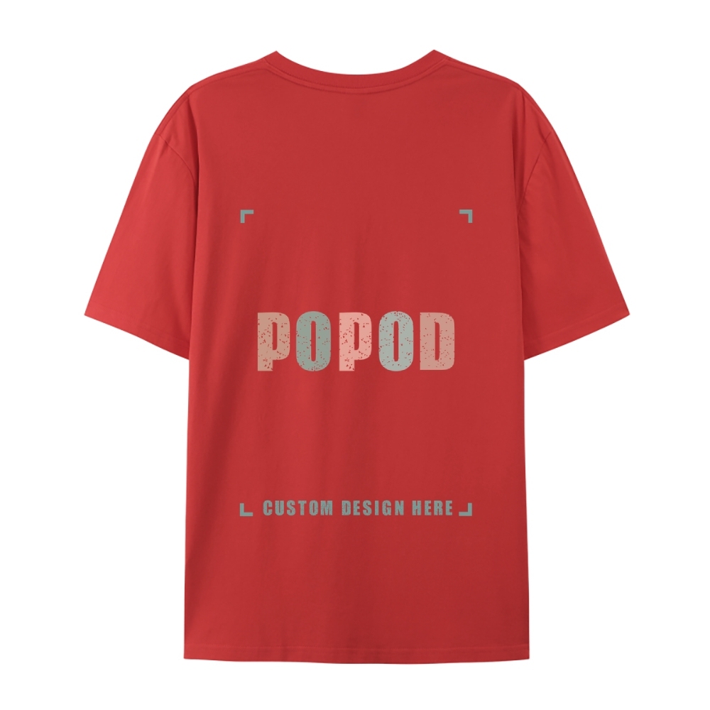 27 Colors Unisex Fit Classic Pure Cotton T-shirt Round Neck Short-sleeved Tee Super Soft Texture | 180g & 27-colour | PP0248