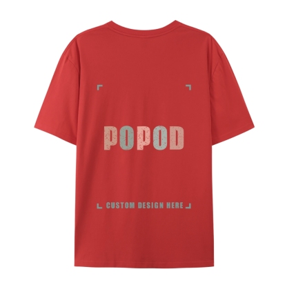 27 Colors Unisex Fit Classic Pure Cotton T-shirt Round Neck Short-sleeved Tee Super Soft Texture | 180g & 27-colour | PP0248