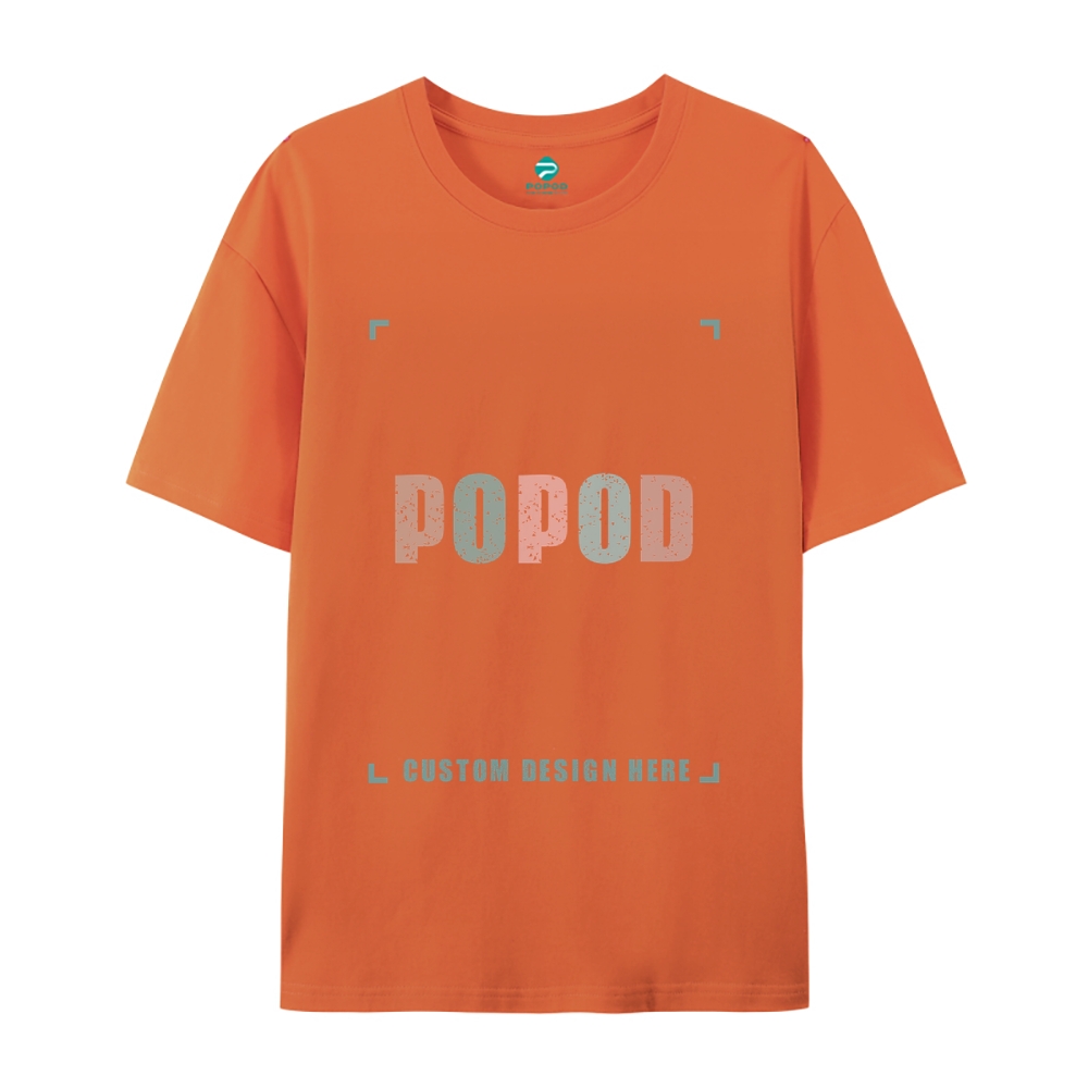 27 Colors Unisex Fit Classic Pure Cotton T-shirt Round Neck Short-slee
