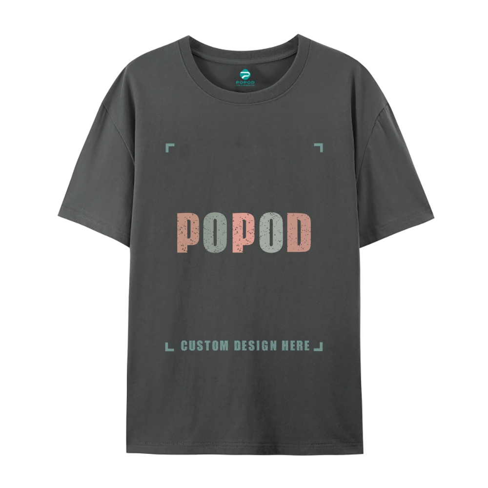 27 Colors Unisex Fit Classic Pure Cotton T-shirt Round Neck Short-slee