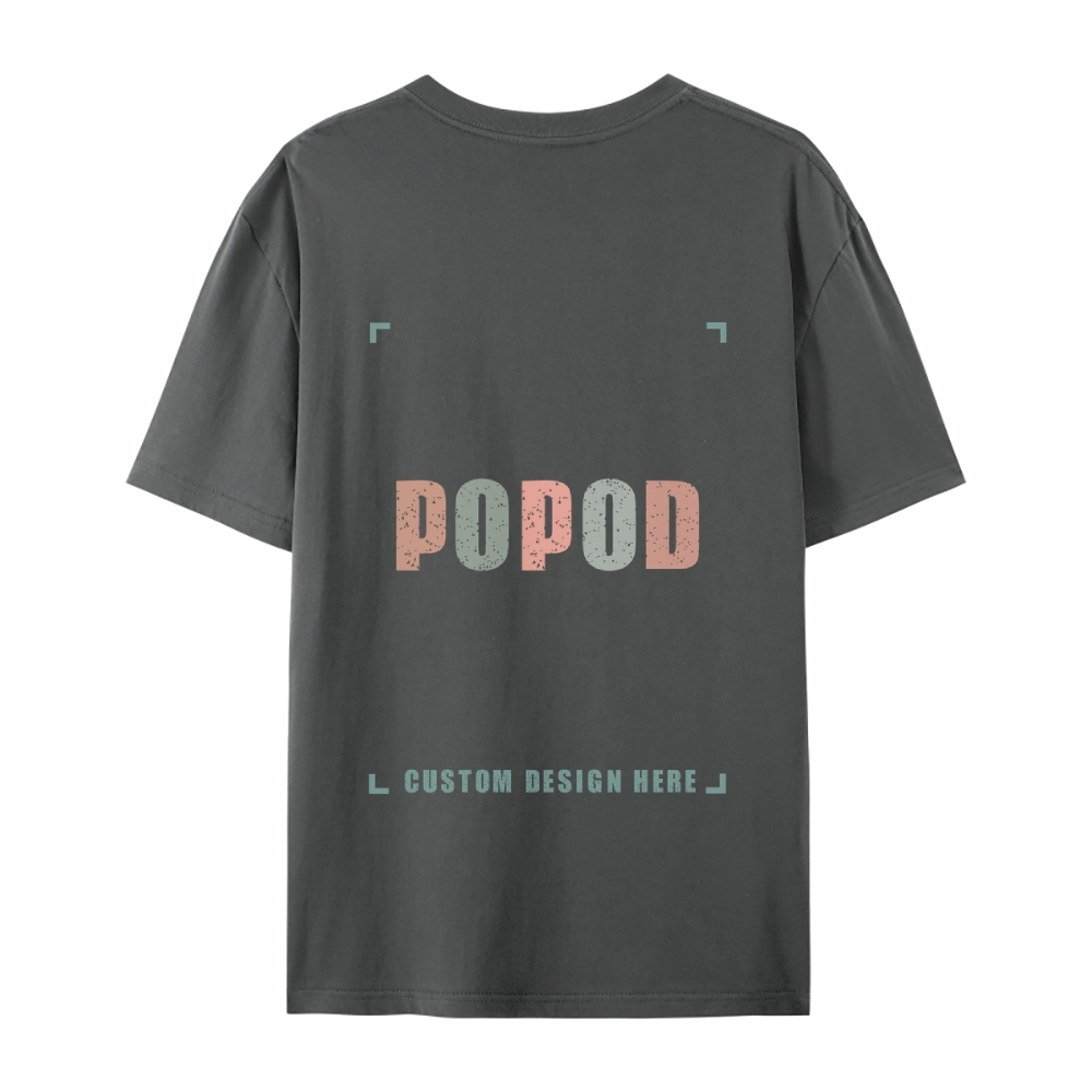 27 Colors Unisex Fit Classic Pure Cotton T-shirt Round Neck Short-sleeved Tee Super Soft Texture | 180g & 27-colour | PP0248