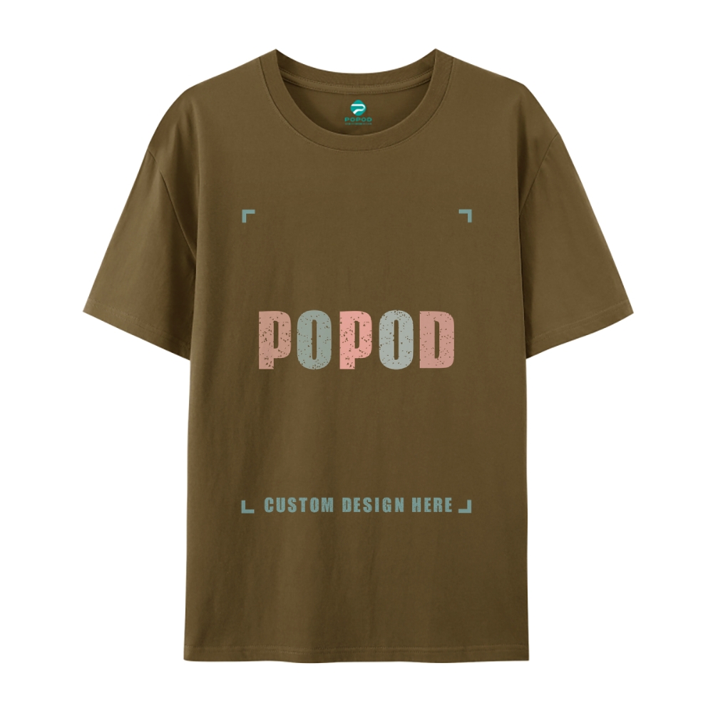 27 Colors Unisex Fit Classic Pure Cotton T-shirt Round Neck Short-slee