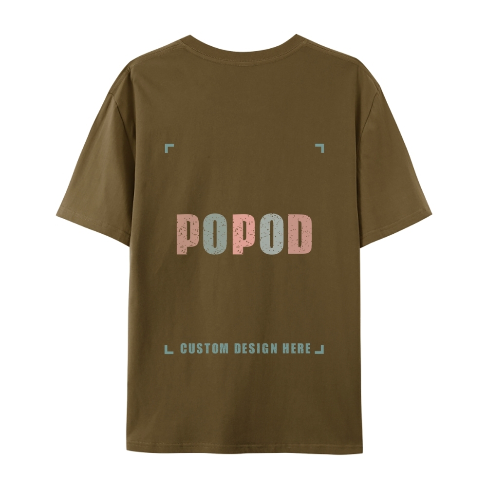 27 Colors Unisex Fit Classic Pure Cotton T-shirt Round Neck Short-sleeved Tee Super Soft Texture | 180g & 27-colour | PP0248