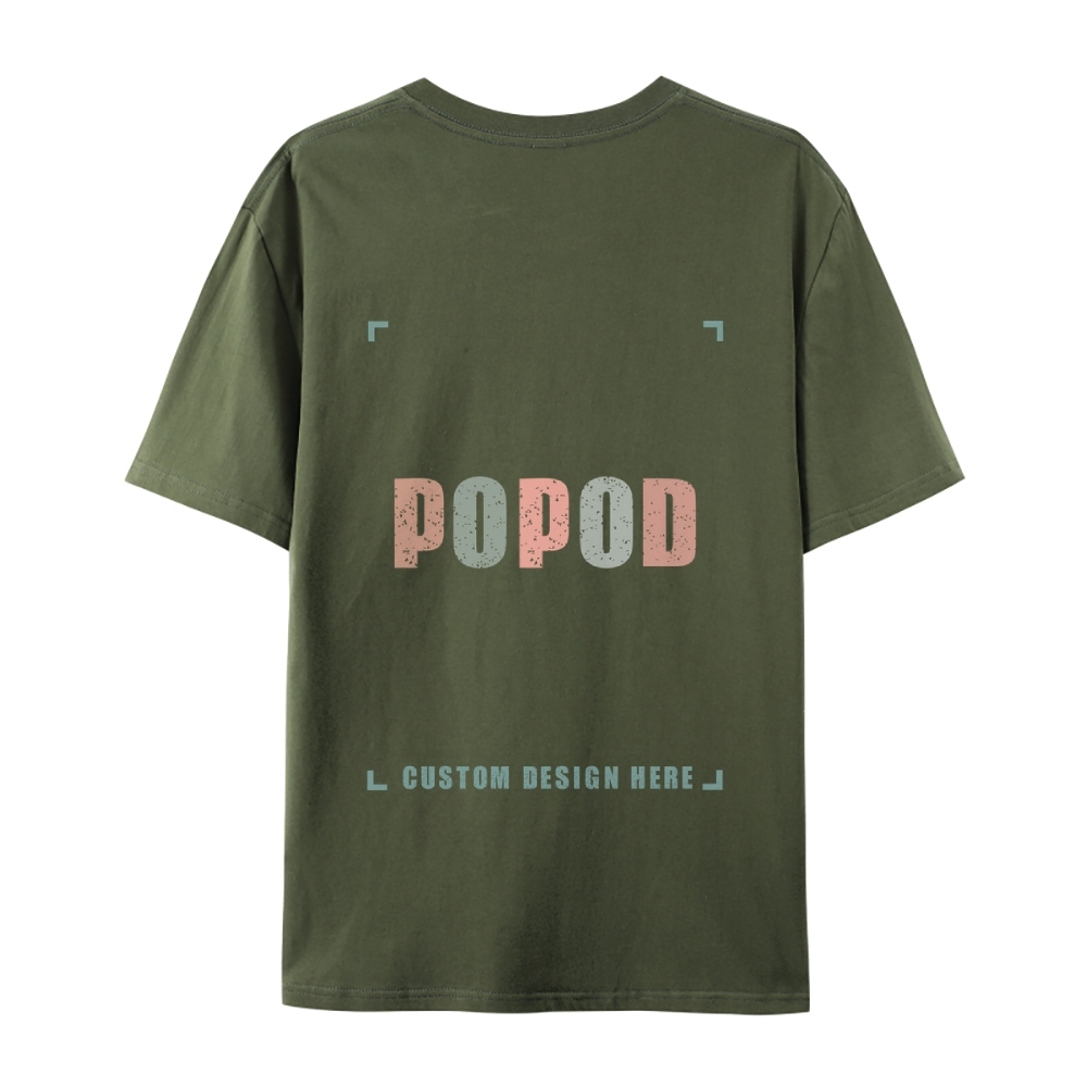 27 Colors Unisex Fit Classic Pure Cotton T-shirt Round Neck Short-sleeved Tee Super Soft Texture | 180g & 27-colour | PP0248