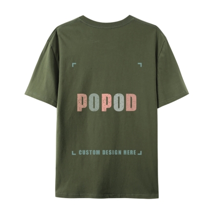 27 Colors Unisex Fit Classic Pure Cotton T-shirt Round Neck Short-sleeved Tee Super Soft Texture | 180g & 27-colour | PP0248