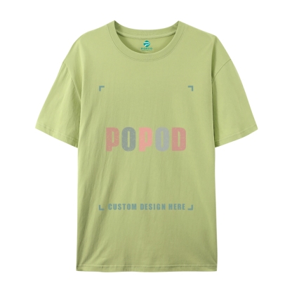 27 Colors Unisex Fit Classic Pure Cotton T-shirt Round Neck Short-sleeved Tee Super Soft Texture | 180g & 27-colour | PP0248