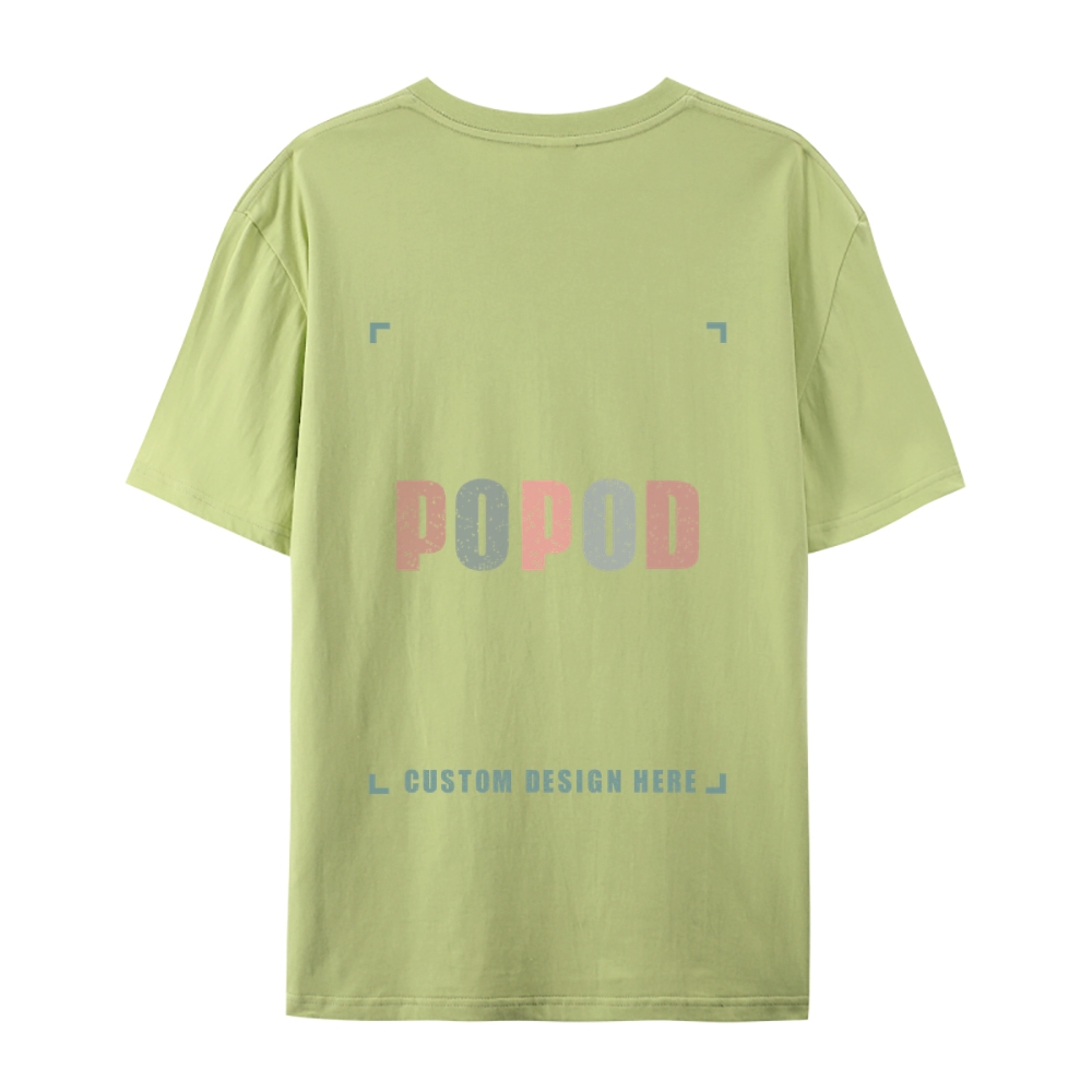 27 Colors Unisex Fit Classic Pure Cotton T-shirt Round Neck Short-sleeved Tee Super Soft Texture | 180g & 27-colour | PP0248
