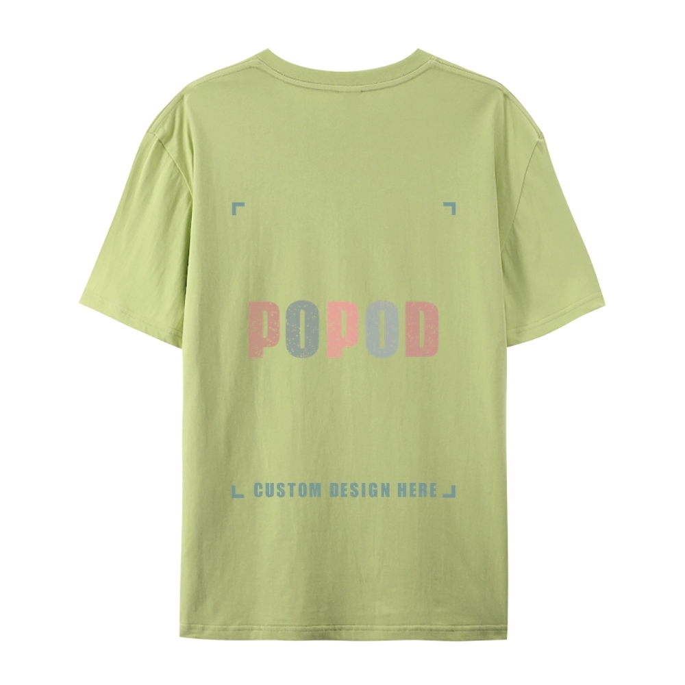 27 Colors Unisex Fit Classic Pure Cotton T-shirt Round Neck Short-sleeved Tee Super Soft Texture | 180g & 27-colour | PP0248
