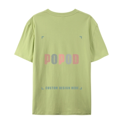 27 Colors Unisex Fit Classic Pure Cotton T-shirt Round Neck Short-sleeved Tee Super Soft Texture | 180g & 27-colour | PP0248