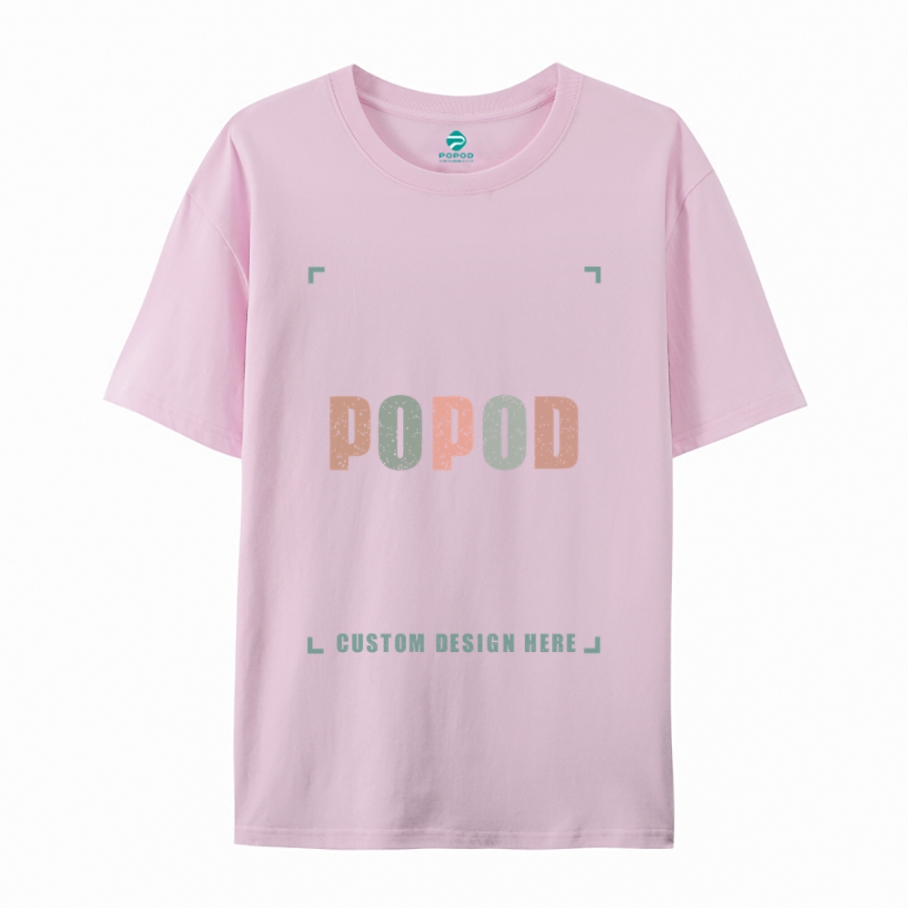 27 Colors Unisex Fit Classic Pure Cotton T-shirt Round Neck Short-slee