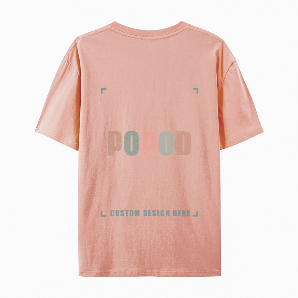 27 Colors Unisex Fit Classic Pure Cotton T-shirt Round Neck Short-sleeved Tee Super Soft Texture | 180g & 27-colour | PP0248