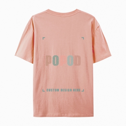 27 Colors Unisex Fit Classic Pure Cotton T-shirt Round Neck Short-sleeved Tee Super Soft Texture | 180g & 27-colour | PP0248
