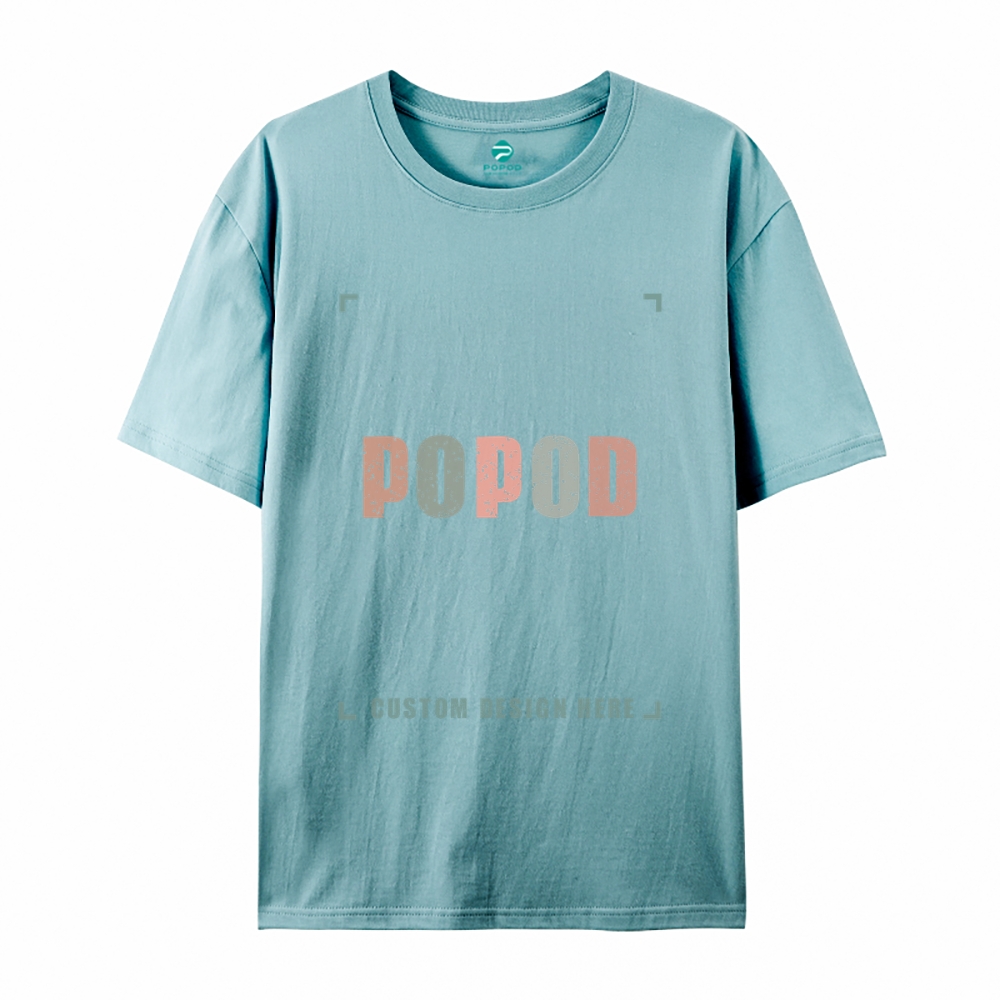 27 Colors Unisex Fit Classic Pure Cotton T-shirt Round Neck Short-slee