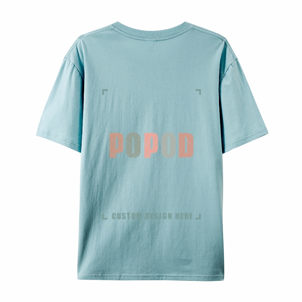 27 Colors Unisex Fit Classic Pure Cotton T-shirt Round Neck Short-sleeved Tee Super Soft Texture | 180g & 27-colour | PP0248
