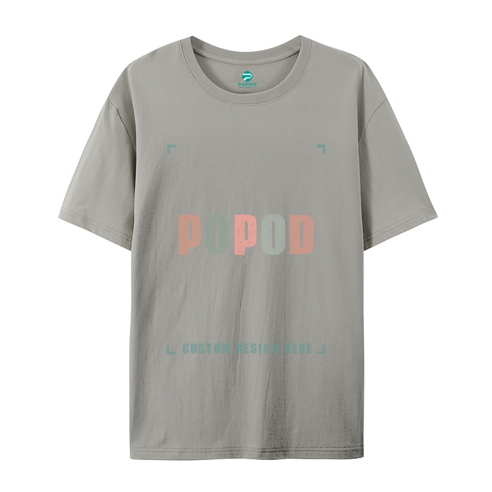 27 Colors Unisex Fit Classic Pure Cotton T-shirt Round Neck Short-sleeved Tee Super Soft Texture | 180g & 27-colour | PP0248