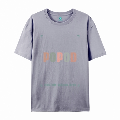 27 Colors Unisex Fit Classic Pure Cotton T-shirt Round Neck Short-sleeved Tee Super Soft Texture | 180g & 27-colour | PP0248