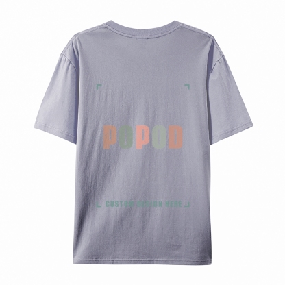27 Colors Unisex Fit Classic Pure Cotton T-shirt Round Neck Short-sleeved Tee Super Soft Texture | 180g & 27-colour | PP0248