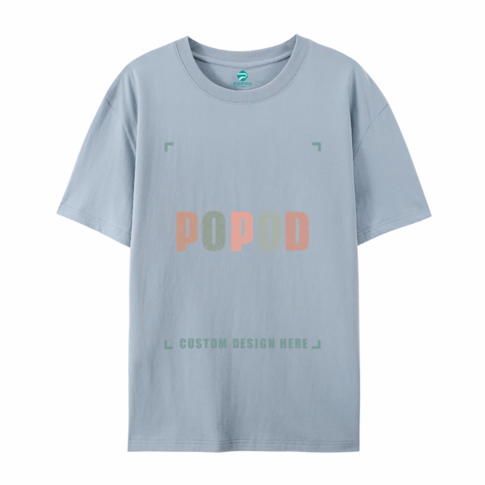 27 Colors Unisex Fit Classic Pure Cotton T-shirt Round Neck Short-slee