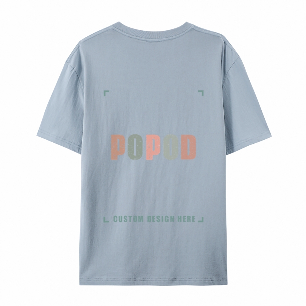 27 Colors Unisex Fit Classic Pure Cotton T-shirt Round Neck Short-sleeved Tee Super Soft Texture | 180g & 27-colour | PP0248