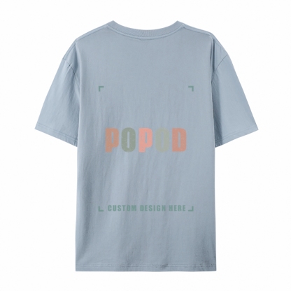 27 Colors Unisex Fit Classic Pure Cotton T-shirt Round Neck Short-sleeved Tee Super Soft Texture | 180g & 27-colour | PP0248