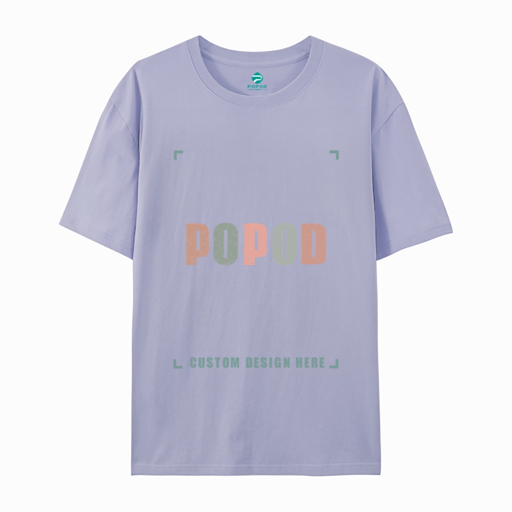27 Colors Unisex Fit Classic Pure Cotton T-shirt Round Neck Short-slee