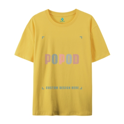 27 Colors Unisex Fit Classic Pure Cotton T-shirt Round Neck Short-sleeved Tee Super Soft Texture | 180g & 27-colour | PP0248