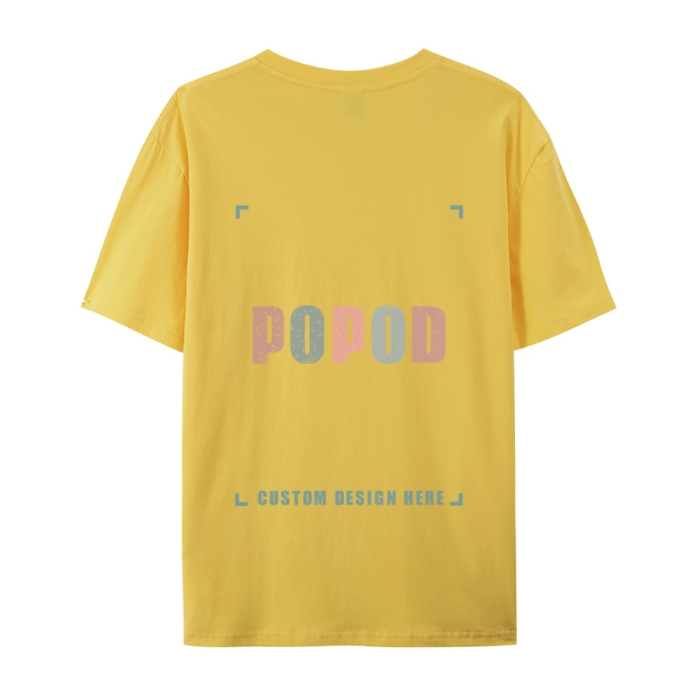 27 Colors Unisex Fit Classic Pure Cotton T-shirt Round Neck Short-sleeved Tee Super Soft Texture | 180g & 27-colour | PP0248
