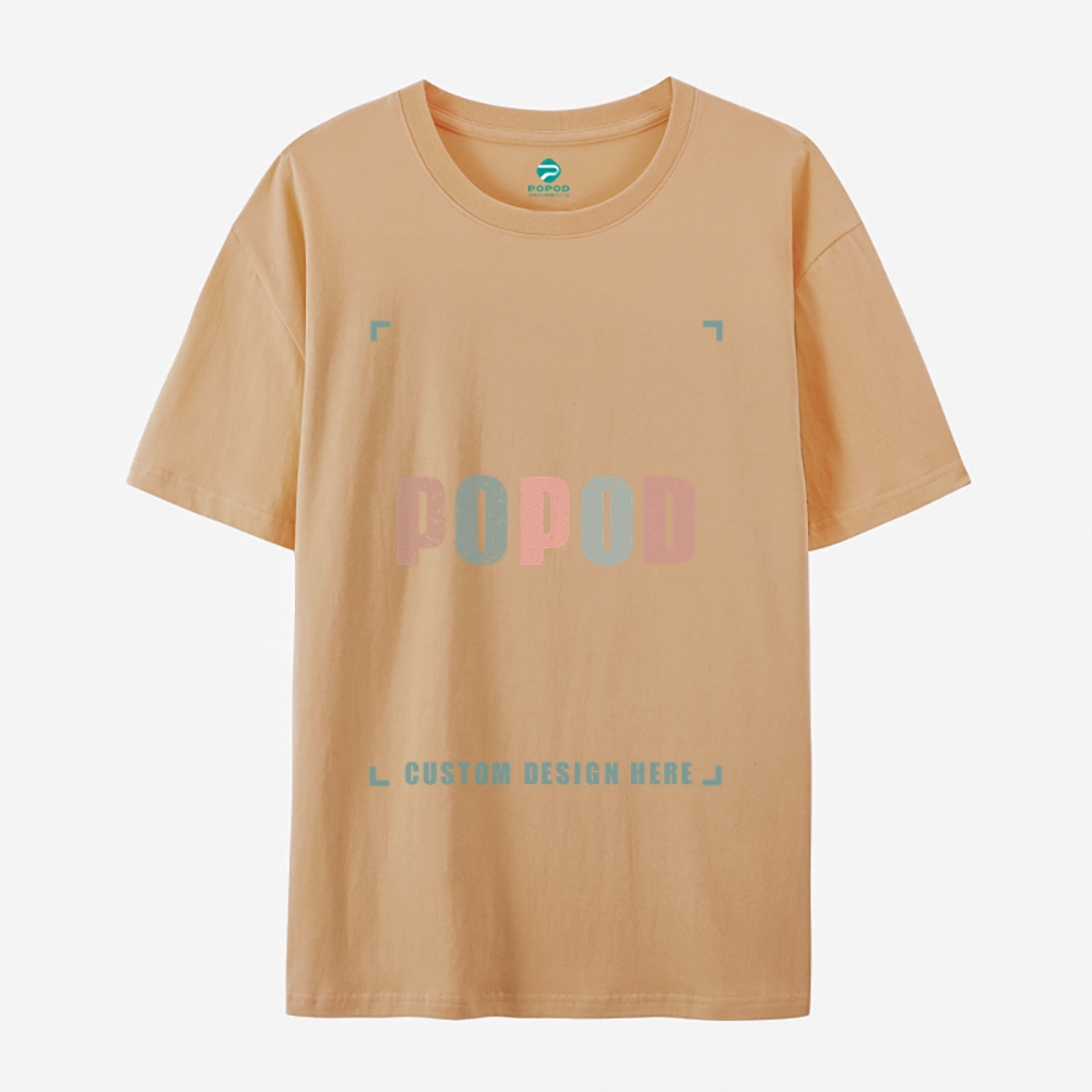 27 Colors Unisex Fit Classic Pure Cotton T-shirt Round Neck Short-slee
