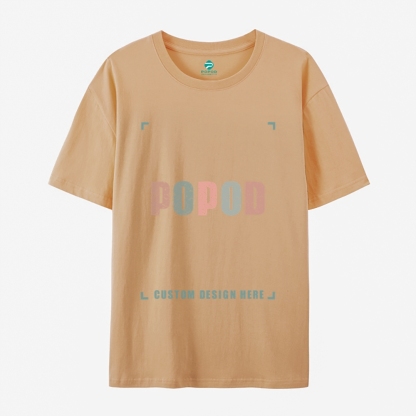 27 Colors Unisex Fit Classic Pure Cotton T-shirt Round Neck Short-sleeved Tee Super Soft Texture | 180g & 27-colour | PP0248