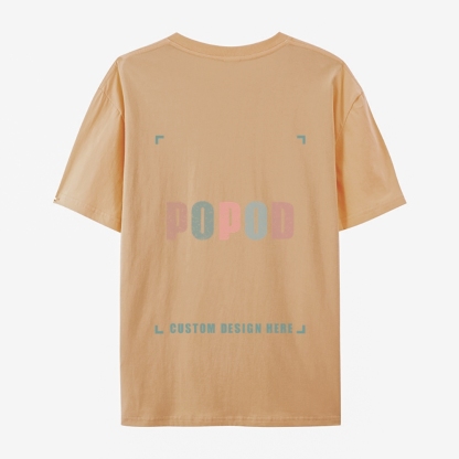 27 Colors Unisex Fit Classic Pure Cotton T-shirt Round Neck Short-sleeved Tee Super Soft Texture | 180g & 27-colour | PP0248