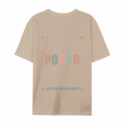 27 Colors Unisex Fit Classic Pure Cotton T-shirt Round Neck Short-sleeved Tee Super Soft Texture | 180g & 27-colour | PP0248